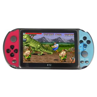 X12plus เครื่องเล่นเกม 8GB ในตัว 2000 GBA FC NES รองรับ FC GB GBA GBC MD NES SFC PS