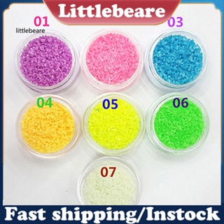 &lt;littlebeare&gt; สติกเกอร์กลิตเตอร์ เรืองแสง สําหรับตกแต่งเล็บ DIY 1 ชิ้น