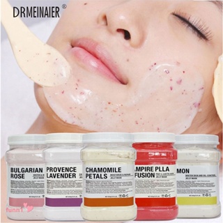 มาร์คหน้าแบบโฟม Powder Mask Jar 650G DRMEINAIER| Jelly Mask Powder | Rubber Jelly Face Mask | Rose Petal Crystal Jelly Facial Mask