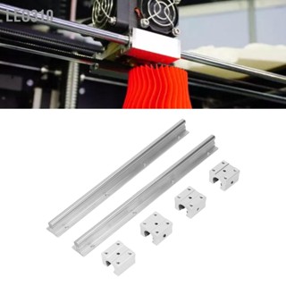 Leo310 6 ชิ้น Linear Motion Guide Rail Slider Block Set แบริ่งที่แข็งแกร่งอย่างแม่นยำการวางตำแหน่ง Supplies