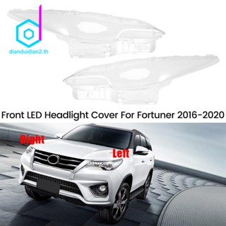 ฝาครอบไฟหน้า LED สําหรับ Toyota Fortuner 2016-2020