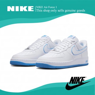 รองเท้า NIKE Air Force 1 Low Blue and white  ของแท้100%