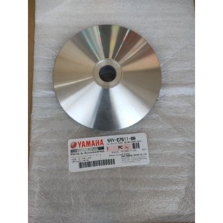 5VV-E7611-00ล้อขับสายพานตัวนอก(ชามนอก)แท้YAMAHA MIO,FINO,NOUVO 115จำนวน1ชิ้น อะไหล่แท้YAMAHA