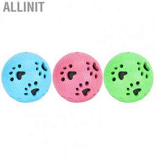 Allinit Chewing Spiky Ball  Durable Pet Squeaky Balls for Tooth Cleaning Playing