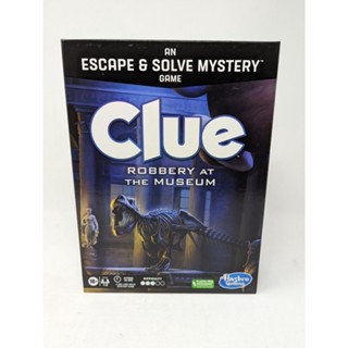 Clue: ROBBERY AT THE MUSEUM - Escape &amp; Solve Mystery Board Game Hasbro