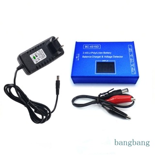 Bang BC-4S15D เครื่องตรวจจับแรงดันไฟฟ้าแบตเตอรี่ลิเธียม Lipo หน้าจอ LCD สําหรับ 2S 3S 4S