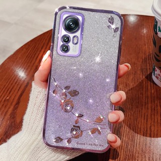 ขายดี เคสโทรศัพท์มือถือ ซิลิโคน ไล่โทนสี ลายดอกกุหลาบ สําหรับ Redmi Note 12S Note12 12Pro 4G 5G 12Pro+ Redmi Note 12 4G