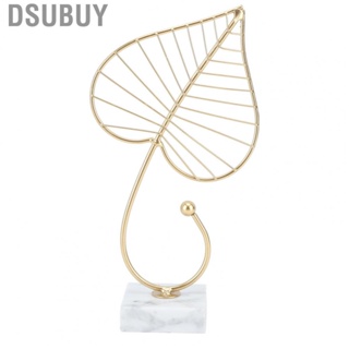 Dsubuy Hollow Leaf Iron Ornaments Marble Base Light Luxury Sculpture Statue Perfect Gift for Wedding Home