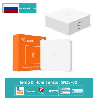 Sonoff Zigbee เซนเซอร์อุณหภูมิ และความชื้น SNZB-02 ทํางานร่วมกับ Ewelink Zbbridge Alexa Google HomeAssistant ZHA MQTT