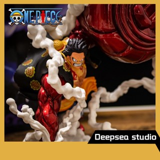 Deepsea studio [Quick delivery in stock]One Piece GK Monkey D. Luffy Fourth Gear Statue - Large and Detailed Action Figure Set, Perfect Collectible and Gift for Anime Fans and Coll