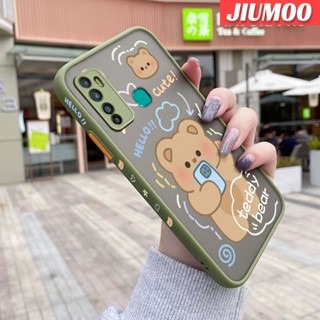 เคสโทรศัพท์มือถือแบบแข็ง ใส กันกระแทก ลายการ์ตูนหมี สําหรับ Infinix Hot 9 X655C