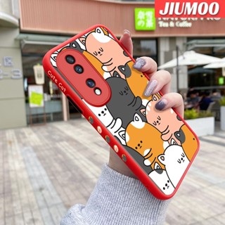 เคสโทรศัพท์มือถือ ซิลิโคนแข็ง บาง กันกระแทก ลายการ์ตูนแมวน่ารัก สําหรับ Honor 70 5G