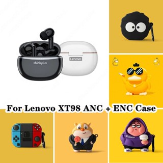 【Case Home】เคสหูฟัง แบบนิ่ม ลายการ์ตูน สําหรับ Lenovo XT98 ANC + ENC Lenovo XT98 ANC