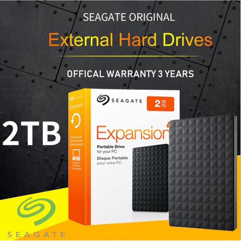 Seagate Expansion USB 3.0 Portable External Hard Disk HDD Hard Drive (2TB//1TB)