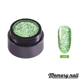 รหัส A-05 สีทาเล็บเจล กากเพชร Misscheering รุ่น Super Shiny Diamond Gel เจลกากเพชรแบบกระปุก 5 ml