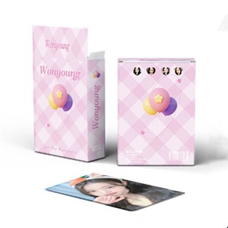 Wonyoung IVE โฟโต้การ์ด อัลบั้มเลเซอร์โลโม่ การ์ด Kpop ของสะสม ราคาถูก CX 50 ชิ้น/กล่อง