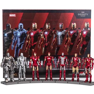 ตุ๊กตาฟิกเกอร์ Marvel Infinity Saga Iron Man MK1-7 Series Avengers ครบรอบ 10 ปี ของเล่นสําหรับเด็ก