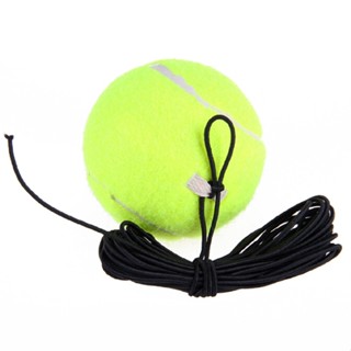 Rubber Woolen Trainer Tennis Ball With String For Single Practice Training