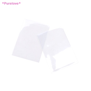 Purelove&gt; ใหม่ ซองใส่การ์ดใส ไม่มีกรด CPP 80x120 มม. สไตล์เกาหลี สําหรับใส่โฟโต้การ์ด 50 ชิ้น