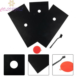 【COLORFUL】Gas Stove Protector Fiberglass For Home Kitchen Non-stick Stove Brand New