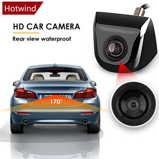 Hotwind กล้องมองหลังรถยนต์ เลนส์กระจก 170 องศา มองเห็นกลางคืน กันน้ํา สําหรับจอดรถ HD CCD กล้องวิดีโอ L7Y5