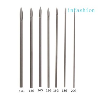 Inf ชุดเข็มเจาะร่างกาย สเตนเลส แบบกลวง ใช้แล้วทิ้ง 20 ชิ้น