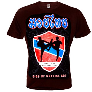 เสื้อยืดมวยไทย MUAY THAI T-SHIRT COTTON MEN SHIRTS BOXING MMA KICKBOXING