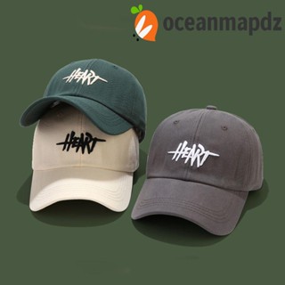 OCEANMAPDZ หมวก ปักลาย สไตล์เกาหลี ฮิปฮอป เหมาะกับฤดูร้อน แฟชั่นสําหรับผู้หญิง