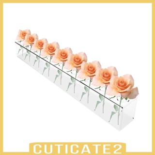 [Cuticate2] แจกันดอกไม้ แบบใส สไตล์โมเดิร์น สําหรับตกแต่งห้องนั่งเล่น งานแต่งงาน