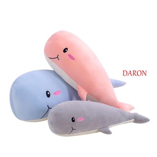 DARON หมอนตุ๊กตานุ่ม รูปการ์ตูนปลาวาฬ ปลาวาฬน่ารัก ของเล่นสําหรับเด็ก