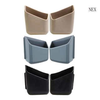 Nex 2 ชิ้น โทรศัพท์ แว่นตา ที่ใส่บัตร จัดระเบียบ กระเป๋าจัดแต่งทรงผมรถ อุปกรณ์เสริมในรถยนต์ ออแกไนเซอร์ รถบรรทุก เสาเสา กล่องเก็บของ