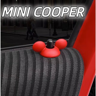 Suitable for MINI COOPER door handle lock buckle COUNTRYMAN CABRIO Paceman JCW CLUBMAN F54 F55 F56 F57 F60 R60 R56 R55 R61 door handle Mickey decorative ring