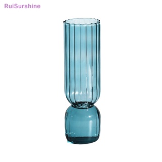 Ruisurshine แจกันแก้ว ขนาดเล็ก สไตล์นอร์ดิก สําหรับตกแต่งบ้าน ห้องนั่งเล่น