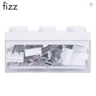 Xiaomi Youpin Fizz Blocks บรรจุกล่องยาวหางโฟลเดอร์คลิป Binder คลิปกระดาษหนีบสํานักงานคลิปป้ายโลหะคลิปเครื่องเขียน