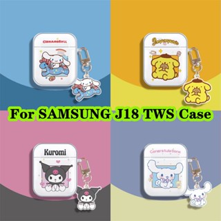 【พร้อมส่ง】เคสหูฟัง แบบนิ่ม แบบใส ลายการ์ตูน สําหรับ SAMSUNG J18 TWS SAMSUNG J18 TWS