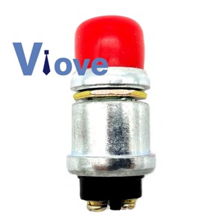 ปุ่มกดสวิตช์สตาร์ทเครื่องยนต์ 12V 50A กันน้ํา สีแดง สําหรับเรือ รถยนต์ (WHS-1250-R) 2 ชิ้น