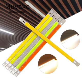 MUVAKO แถบไฟ LED ไดโอดเปล่งแสง 10W สีขาวอบอุ่น 200x10 มม. 12-14V สําหรับกลางแจ้ง