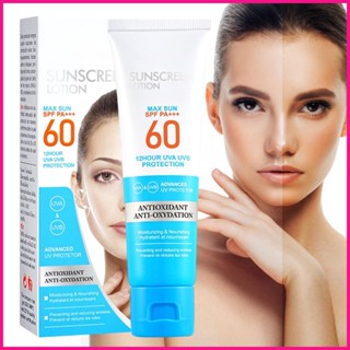 ครีมกันแดด SPF 60 PA สเปกตรัมกว้าง กันน้ํา ให้ความชุ่มชื้น 50 มล.