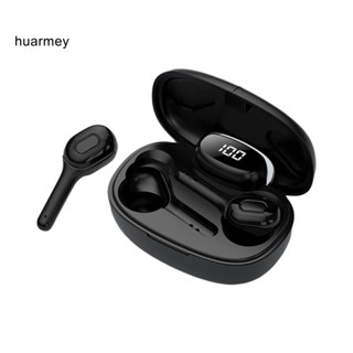 Huarmey T9s หูฟังดิจิทัลไร้สาย บลูทูธ 5.0 ขนาดเล็ก กันน้ํา สําหรับเล่นกีฬา