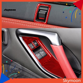 Skym* สติกเกอร์ติดกรอบประตู หน้าต่าง กันน้ํา น้ําหนักเบา สําหรับ GTR R35 2008-2016 6 ชิ้น