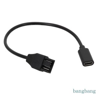 Bang สายเคเบิลเชื่อมต่อพัดลมระบายความร้อน USB C Type C เป็น 3Pin 4Pin สําหรับ PC