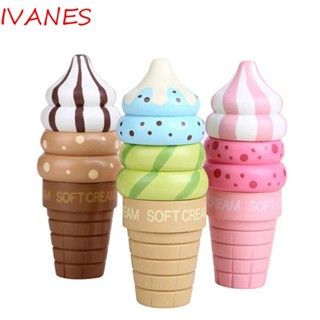 IVANES ไอศกรีมจําลอง ของเล่นเสริมการศึกษา สําหรับเด็ก