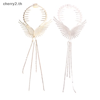 [cherry2] กิ๊บติดผมหางม้า ประดับมุก พลอยเทียม [TH]