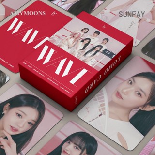 Sunfay โปสการ์ดแฟชั่น พิมพ์ลาย Kpop Ive After Like Summer Love Dive Eleven Liz Lomo คุณภาพสูง สําหรับแฟนคลับ 54 ชิ้น ต่อชุด