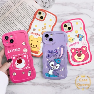 เคสนิ่ม ลายการ์ตูนหมีพูห์ สตรอเบอร์รี่ ขอบหยัก สําหรับ Infinix Hot 10 10T 10S 9 10S NFC 10 Lite 11s Note 8 Smart 5 6 Plus Hot 12 10 9 11 Play