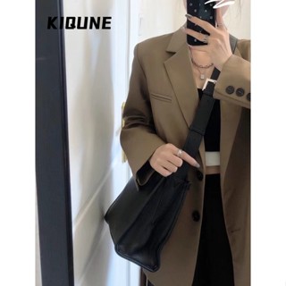 KIQUNE   กระเป๋าสะพาย ข้าง กระเป๋าผู้หญิงสะพายข้าง 2023 new  ทันสมัย รุ่นใหม่ Unique fashion L91T4YZ 37Z230910