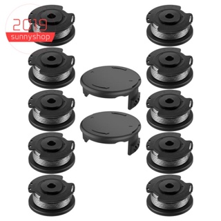 F016800385 ม้วนสายเครื่องตัดหญ้า แบบเปลี่ยน สําหรับ Bosch EasyGrassCut (10Spool+2Cap)