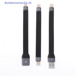 Buildvictories11 สายชาร์จ USB 3.1 Gen 2 USB C ซิงค์ข้อมูล FPC 4K 10Gbps