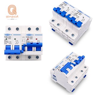 Tomzn สวิตช์เบรกเกอร์วงจร 2P+2P MTS TOMZN AC MCB 50HZ 60HZ