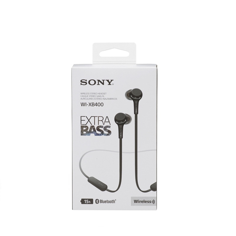 Sony WI-XB400 หูฟังสเตอริโอไร้สาย บลูทูธ 5.0 HIFI แฮนด์ฟรี พร้อมไมโครโฟน สําหรับเล่นเกม